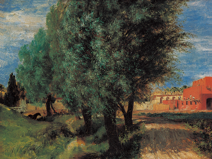  Adolpyh Von Menzel —— 柳树与新建的房屋